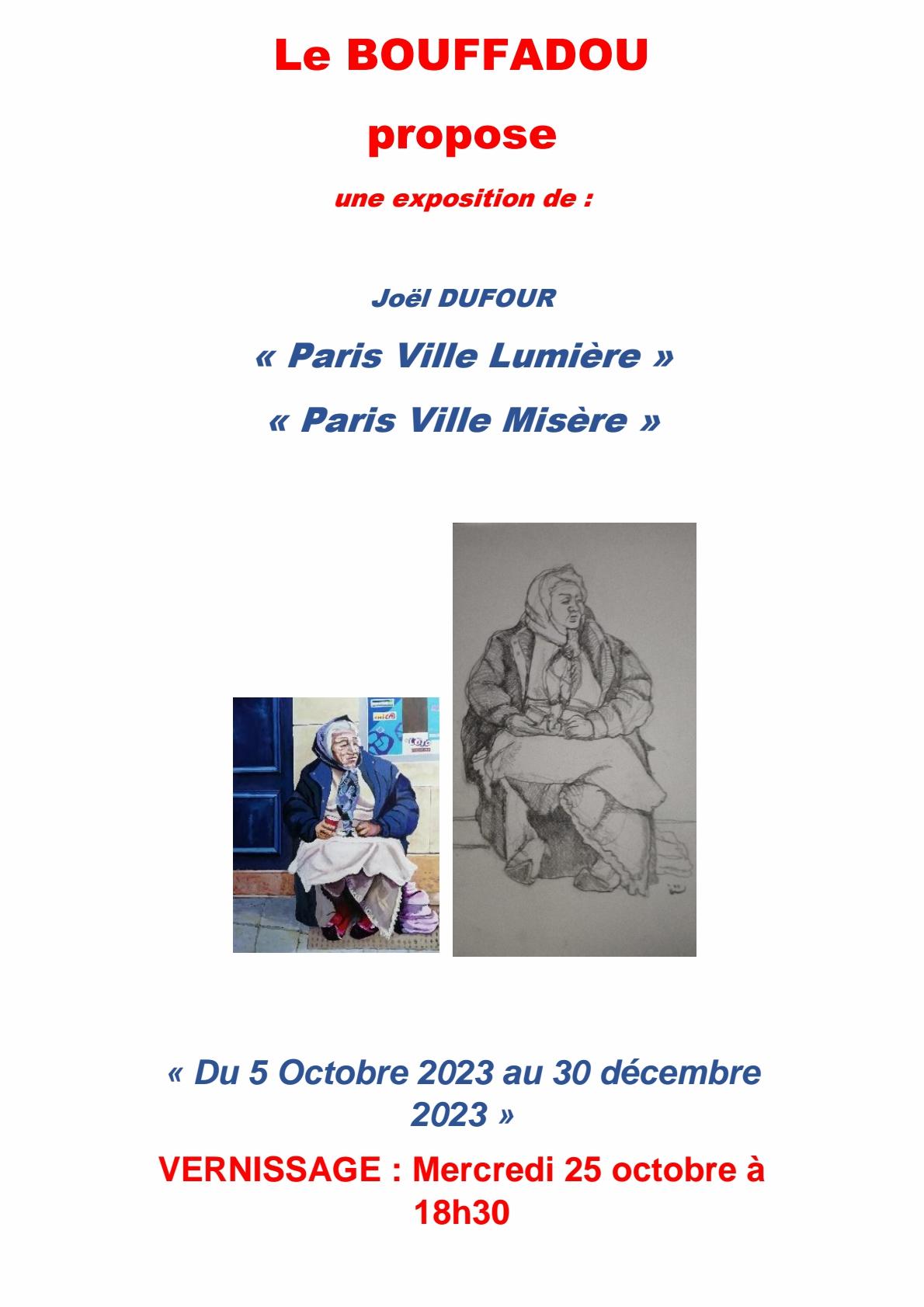 Affiche joel dufour