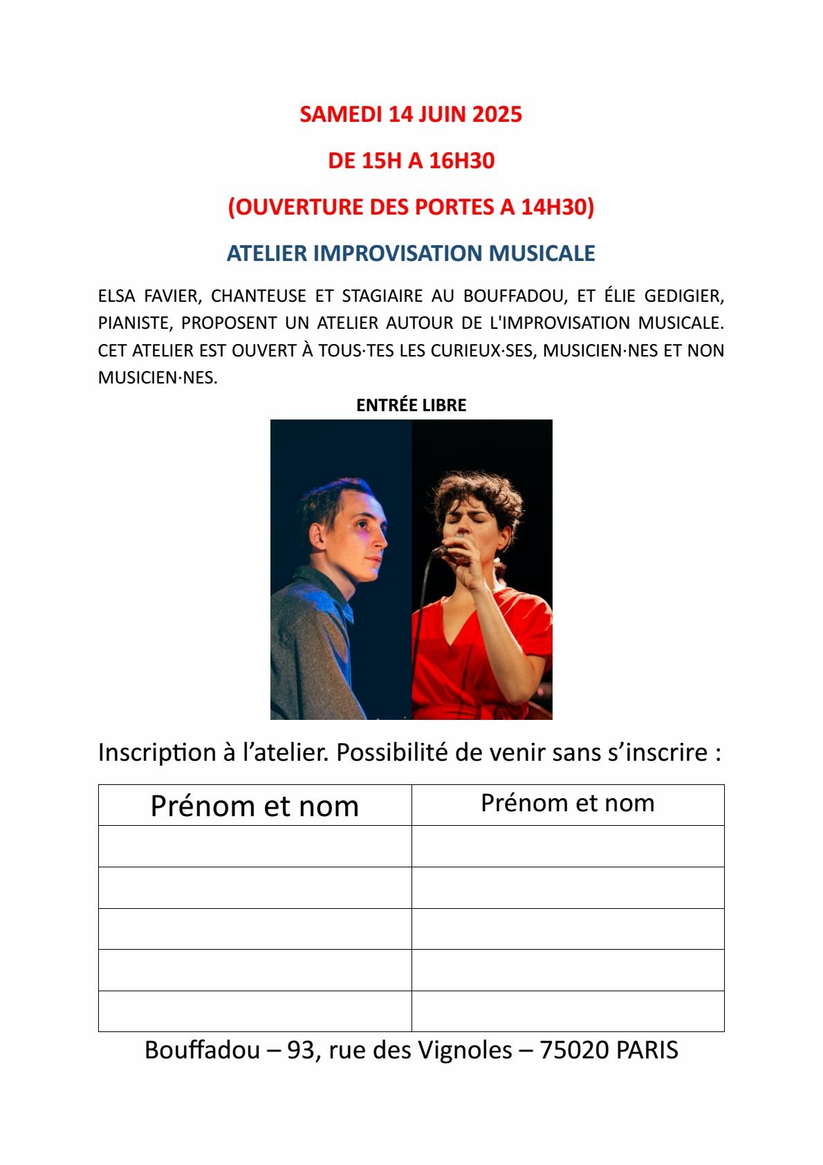 Atelier impro musicale elie elsa