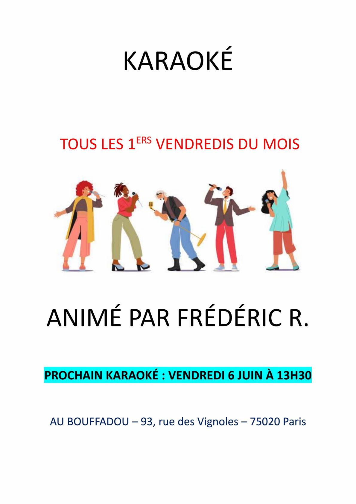 Karaoke juin 2025