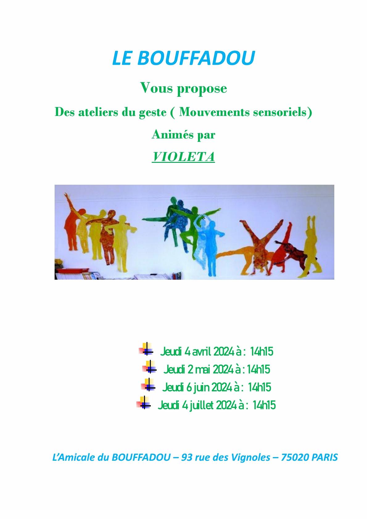 Mouvements sensoriels avril 2024