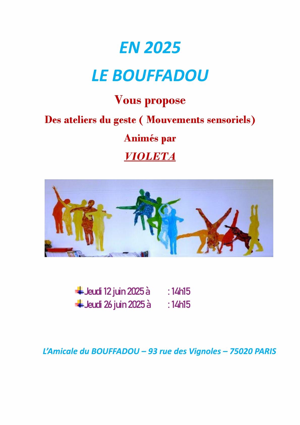 Mouvements sensoriels juin 2025