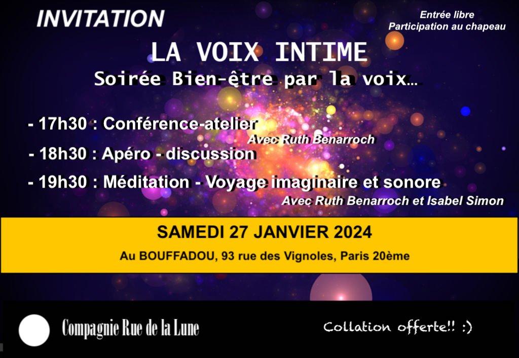 Soiree bien etre 2024 01 27